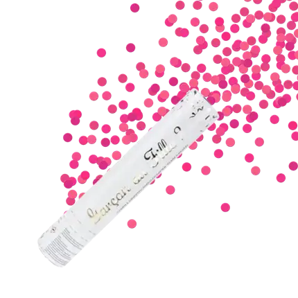 Konfetti-Kanone Geschlecht enthüllt Rose