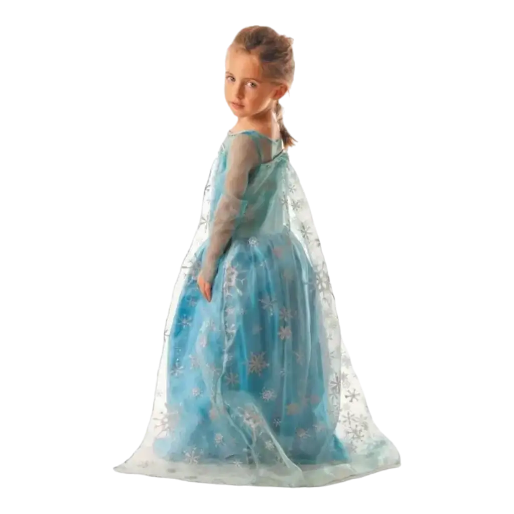 Prinzessin des Eises Prinzessin Kostüm 4-6 Jahre alt