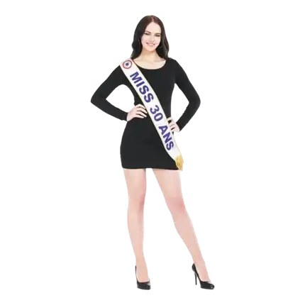 Geburtstagsschal Miss 30 Jahre alt