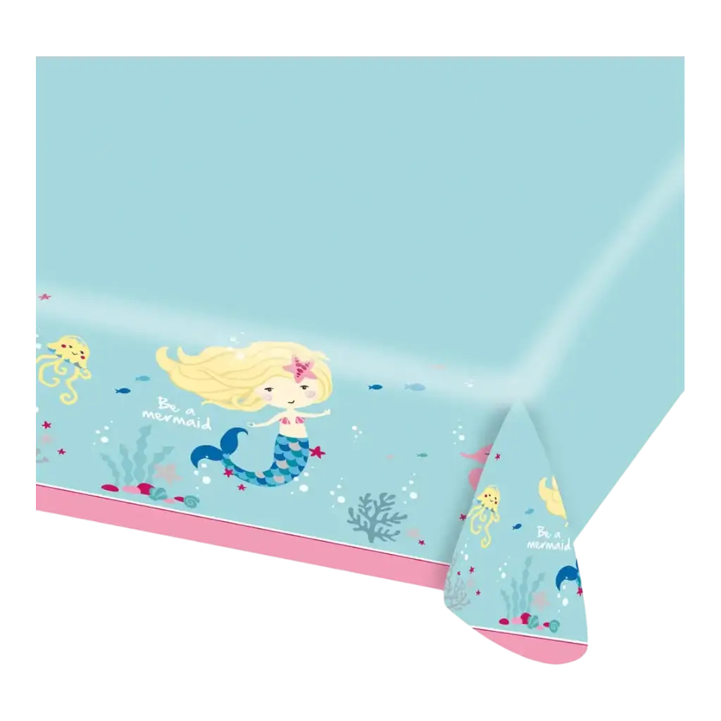 Meerjungfrau Sirene Papiertischdecke Sei eine Meerjungfrau 115x175cm