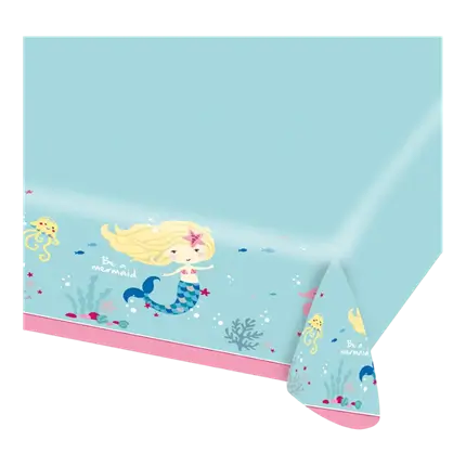 Meerjungfrau Sirene Papiertischdecke Sei eine Meerjungfrau 115x175cm