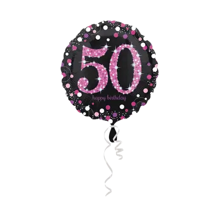 Ballon zum 50-jährigen Jubiläum Pink