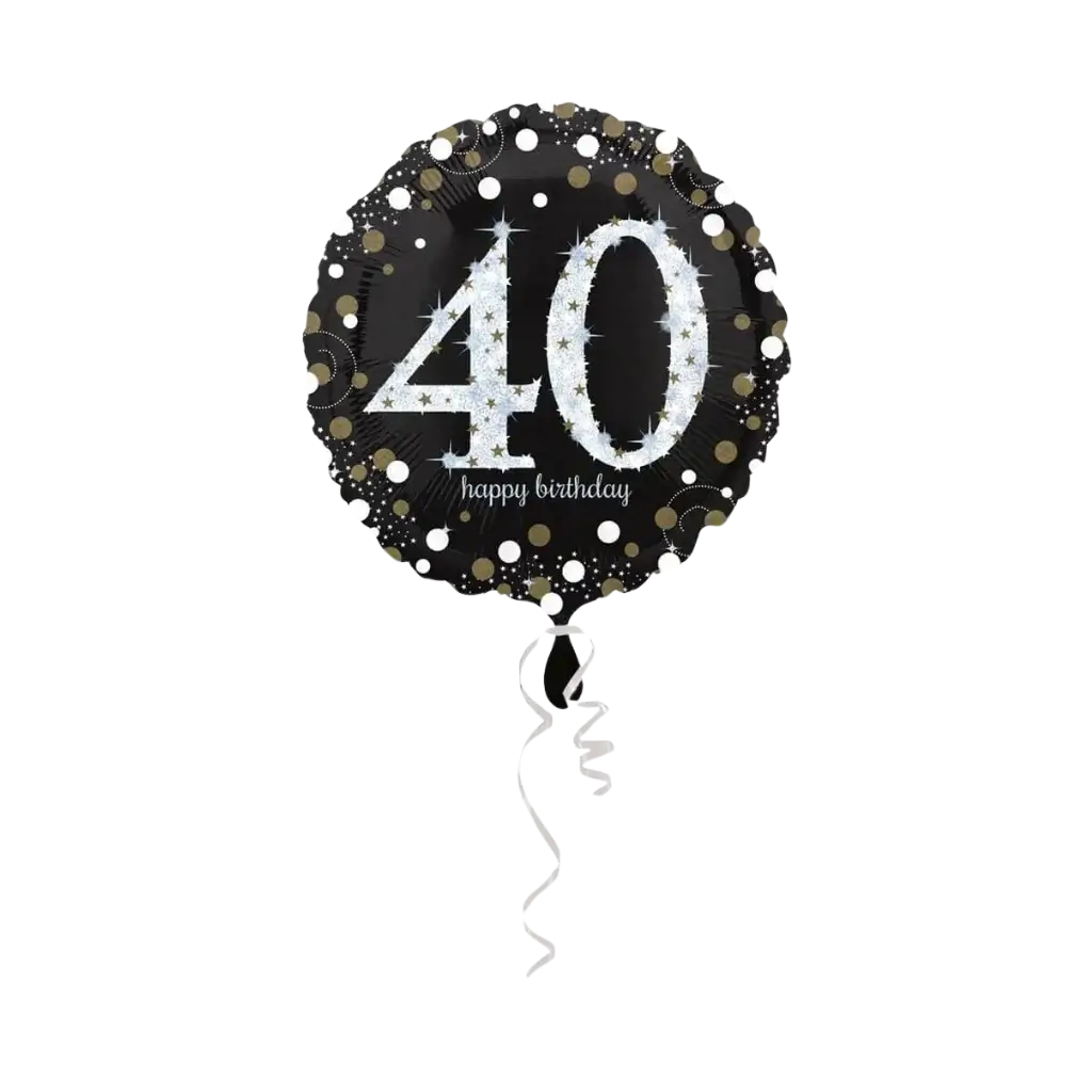 Geburtstagsball Runde 40 Jahre Silber