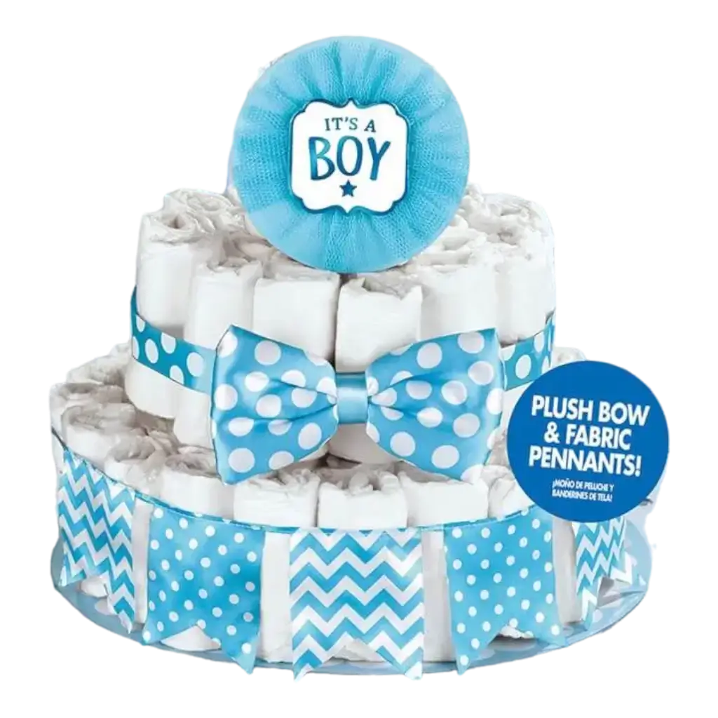 Baby Shower Boy Kuchen Dekorationsset (4 Stück)