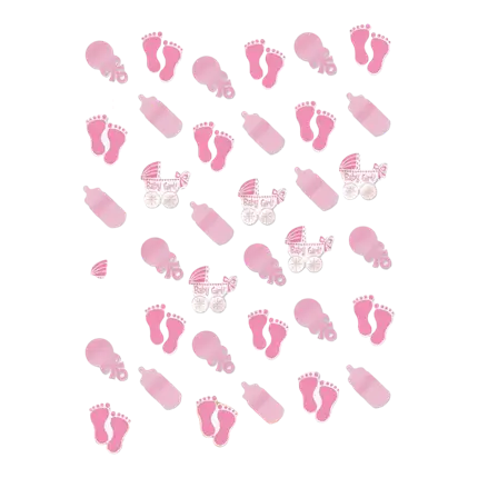 Baby Shower Garland Dekoration Rosa (6er Set)