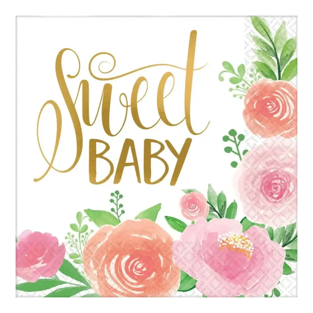 Papierhandtuch Sweet Baby Girl  (16er-Set)