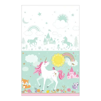 Tischdecke Einhorn magic 137x243cm
