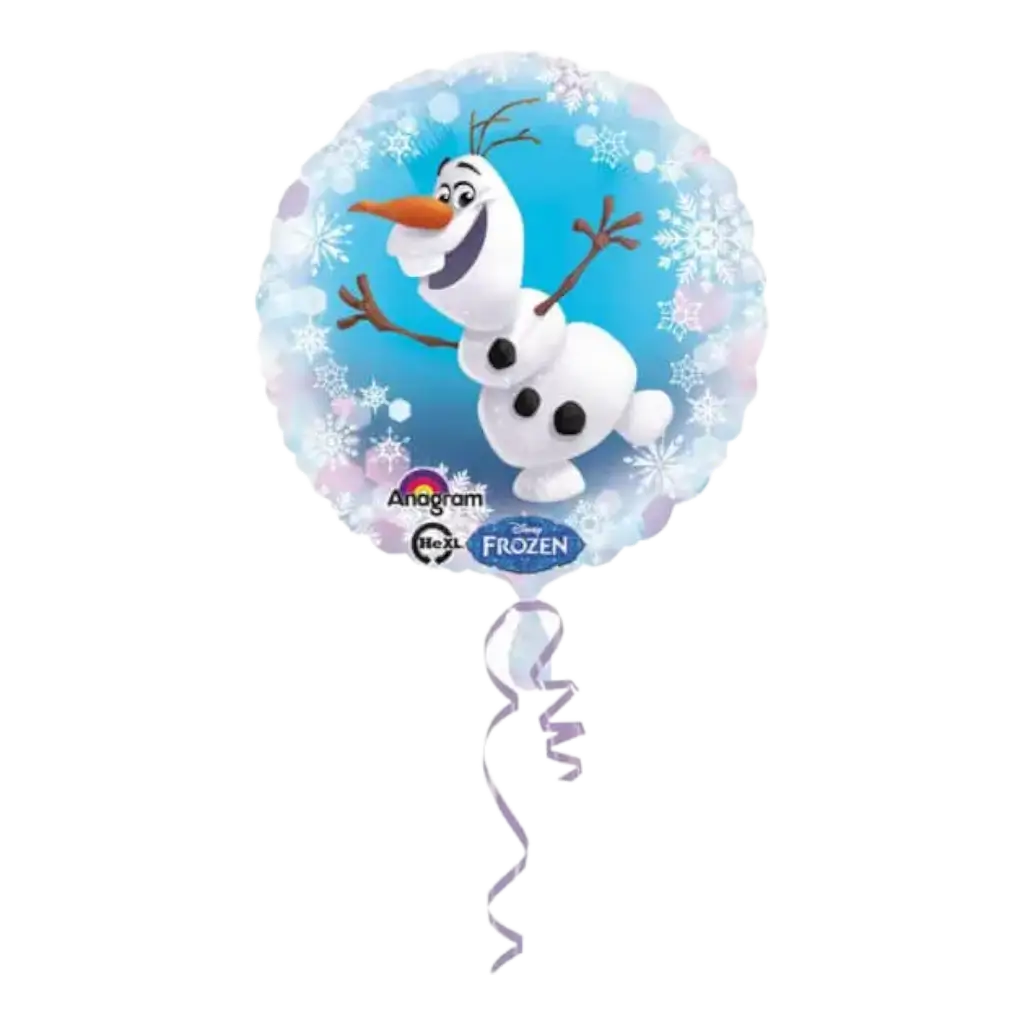 Olaf Reine des Neiges Aluminium-Ballon ø43cm