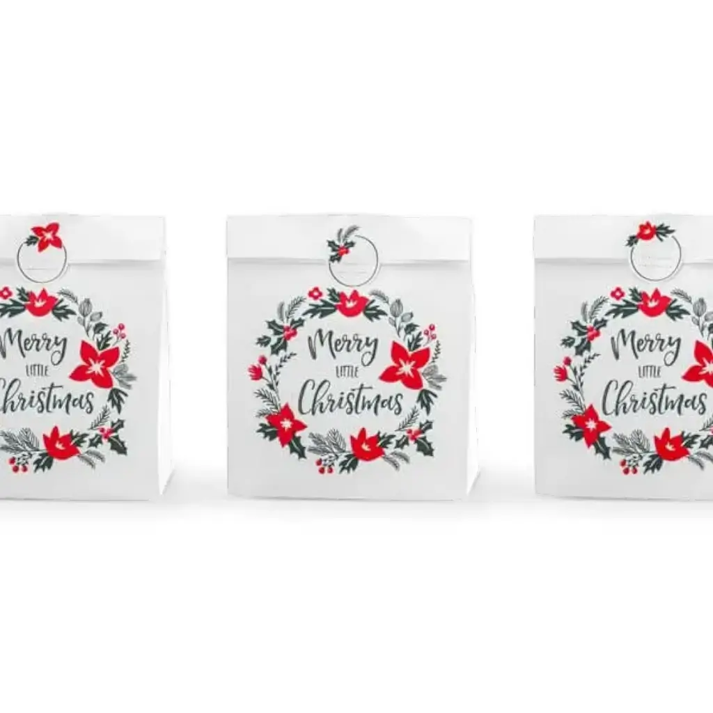 Merry Little Weihnachtsgeschenktasche (3 Stück)