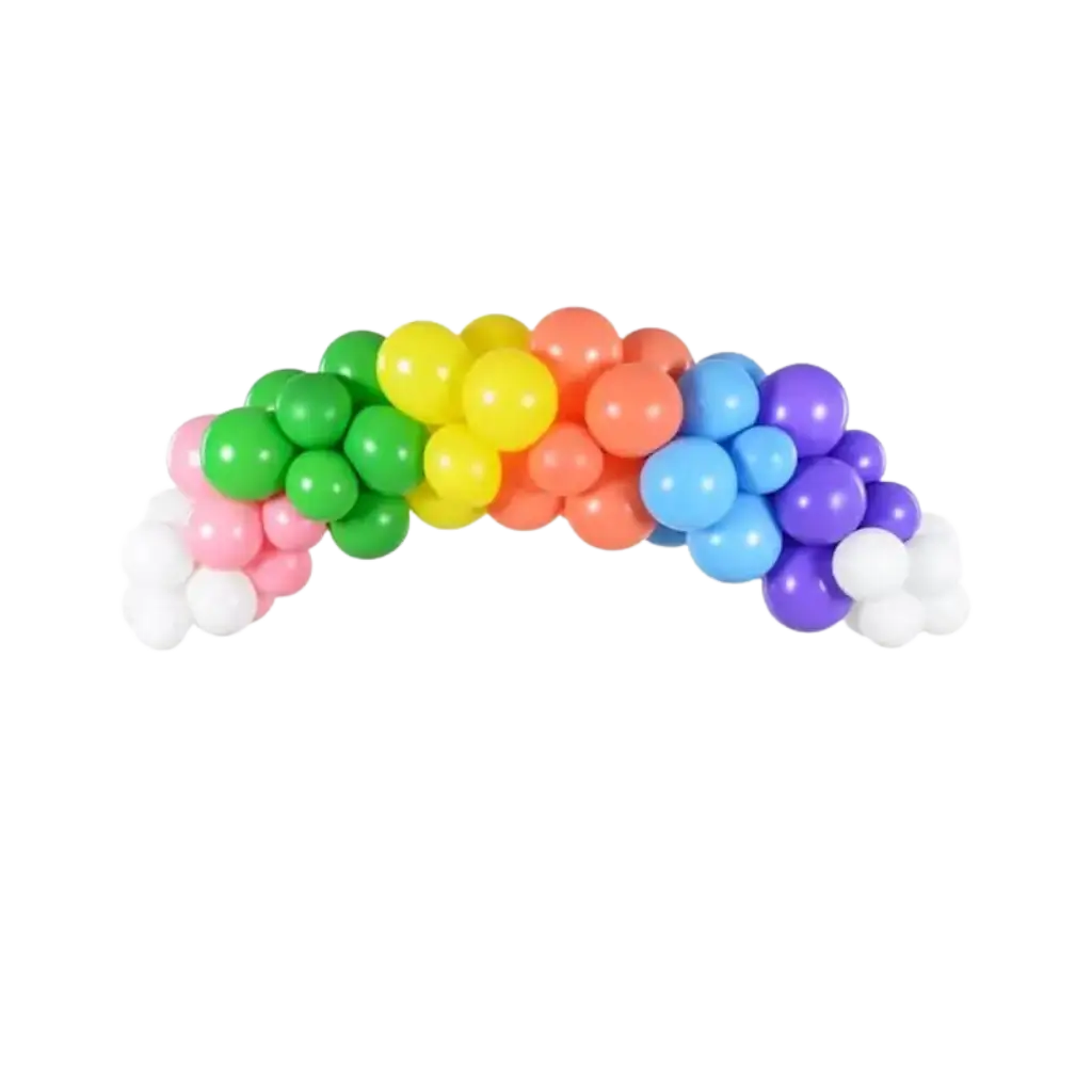 Halb Regenbogen Ballonbogen