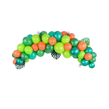 Halb Bogen von Ballons Dinosaurier Thema