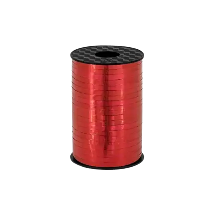 Rotes Metallic-Band 225 Meter