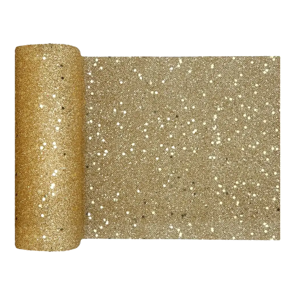 Tischläufer Gold Glitter 5 Meter