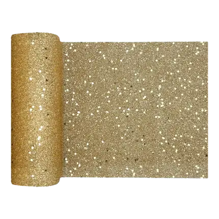 Tischläufer Gold Glitter 5 Meter