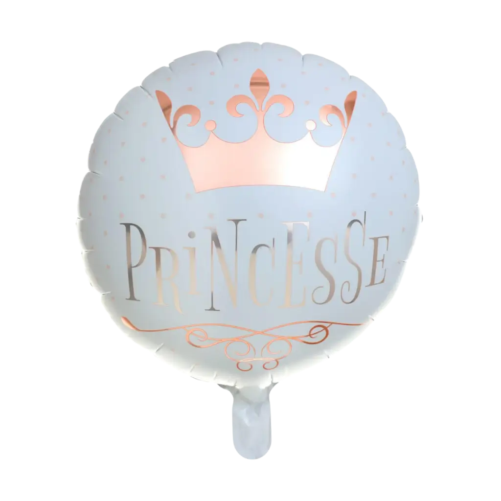 Ballon Prinzessin Rosa Gold ø 45cm