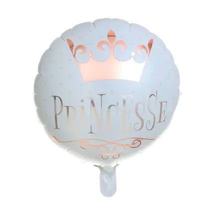 Ballon Prinzessin Rosa Gold ø 45cm