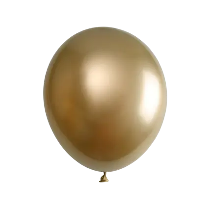 Gold Metallic Luftballon (6er Set)