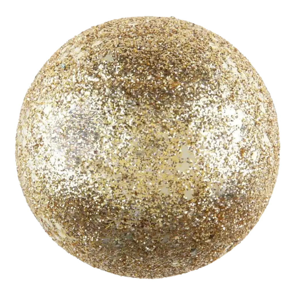 Mini-Gold-Glitterkugel ø 1cm (50er Set)
