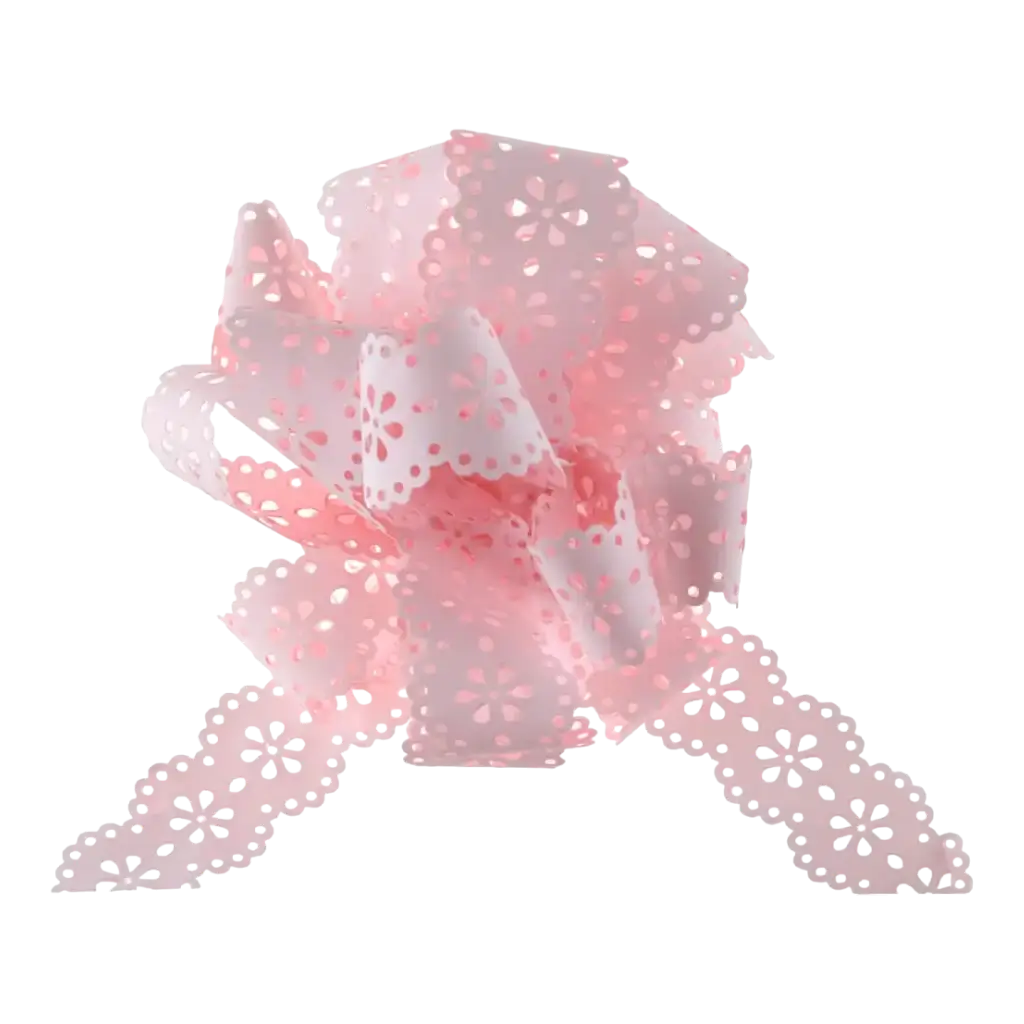 Automatische rosa Blumenschleife (5er-Set)