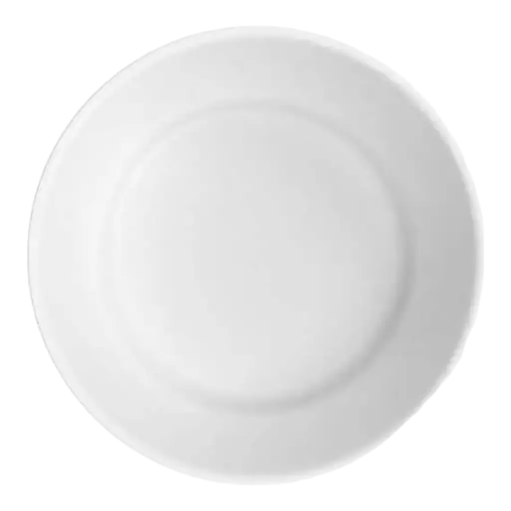 Tiefenbruchfester weißer Teller ø 18 cm