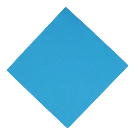 Handtuch Stitch to Stitch 38x38cm Türkis (40er Set)