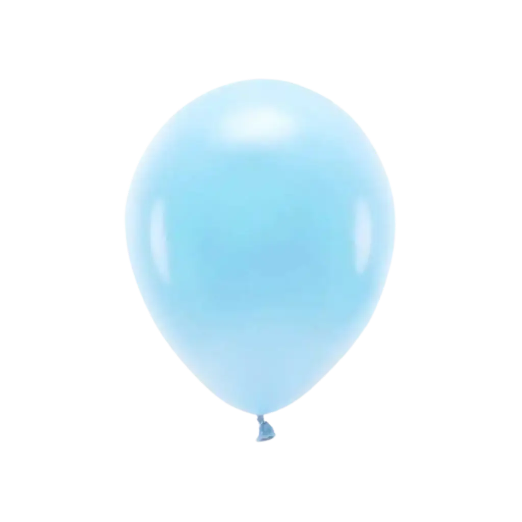 Packung mit 10 biologisch abbaubaren Luftballons Hellblau