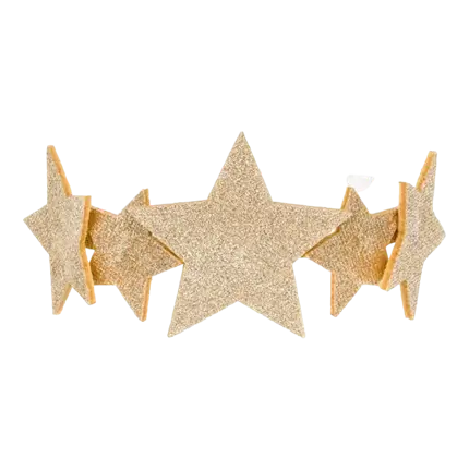 Stirnband mit goldenen Sternen