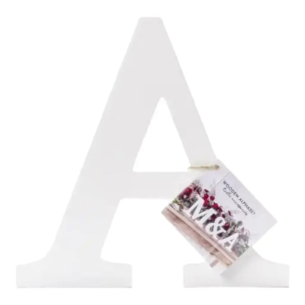 Buchstabe A in White Wood