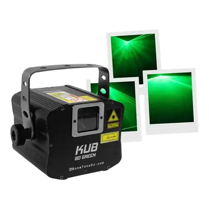 GRÜNE LASERMASCHINE - KUB 80 GRÜN - BOOMTONE DJ
