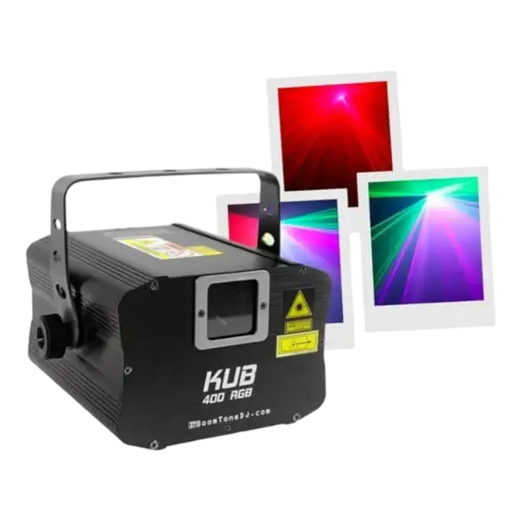 LASERMASCHINE - KUB 400 RGB - BOOMTONE DJ