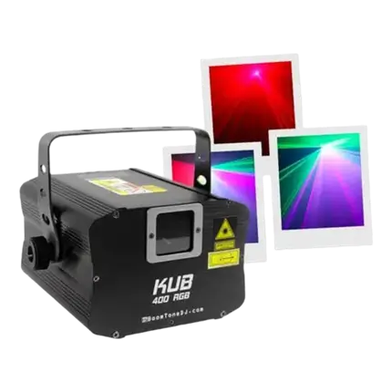 LASERMASCHINE - KUB 400 RGB - BOOMTONE DJ