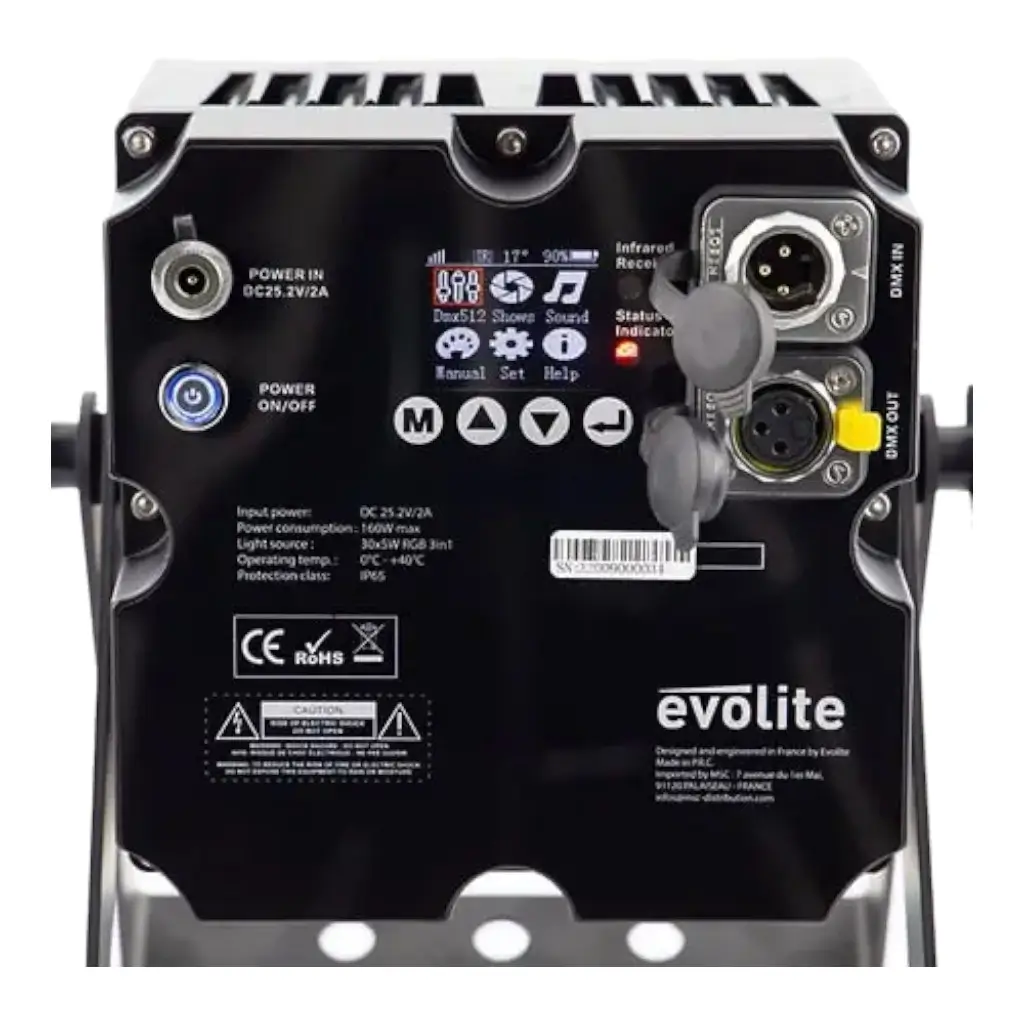 ARCHITECH 150 LED-SCHEINWERFER IP 65 MIT BATTERIEBETRIEB - EVOLITE