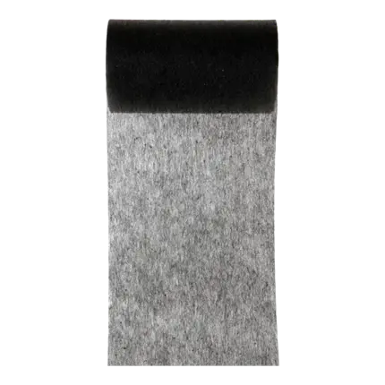 Cinta lisa no tejida Negra - 10m