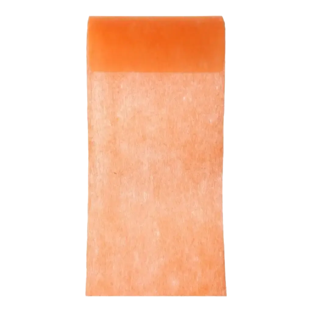 Einfarbiges, oranges Vliesband - 10m*10cm