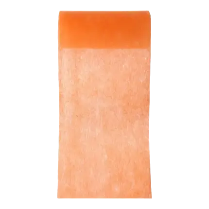 Einfarbiges, oranges Vliesband - 10m*10cm