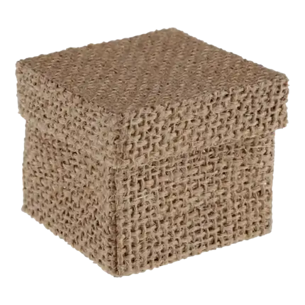 Jute-Geschenkboxen - 4er-Set