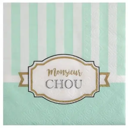 Papierservietten Monsieur Chou - 20er-Set