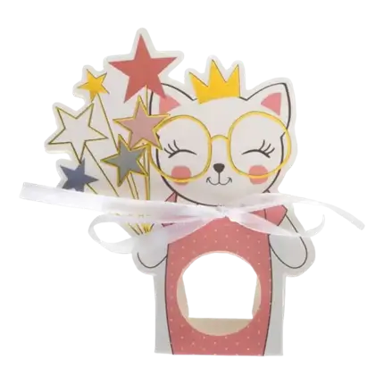 Rosa Bonbonbox Kitty Party - 6er-Set