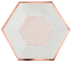 Pappteller Brillante Quadrate ø26x23cm - 10er Set