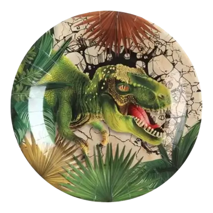 T-Rex Pappteller - ø23cm - Set von 10