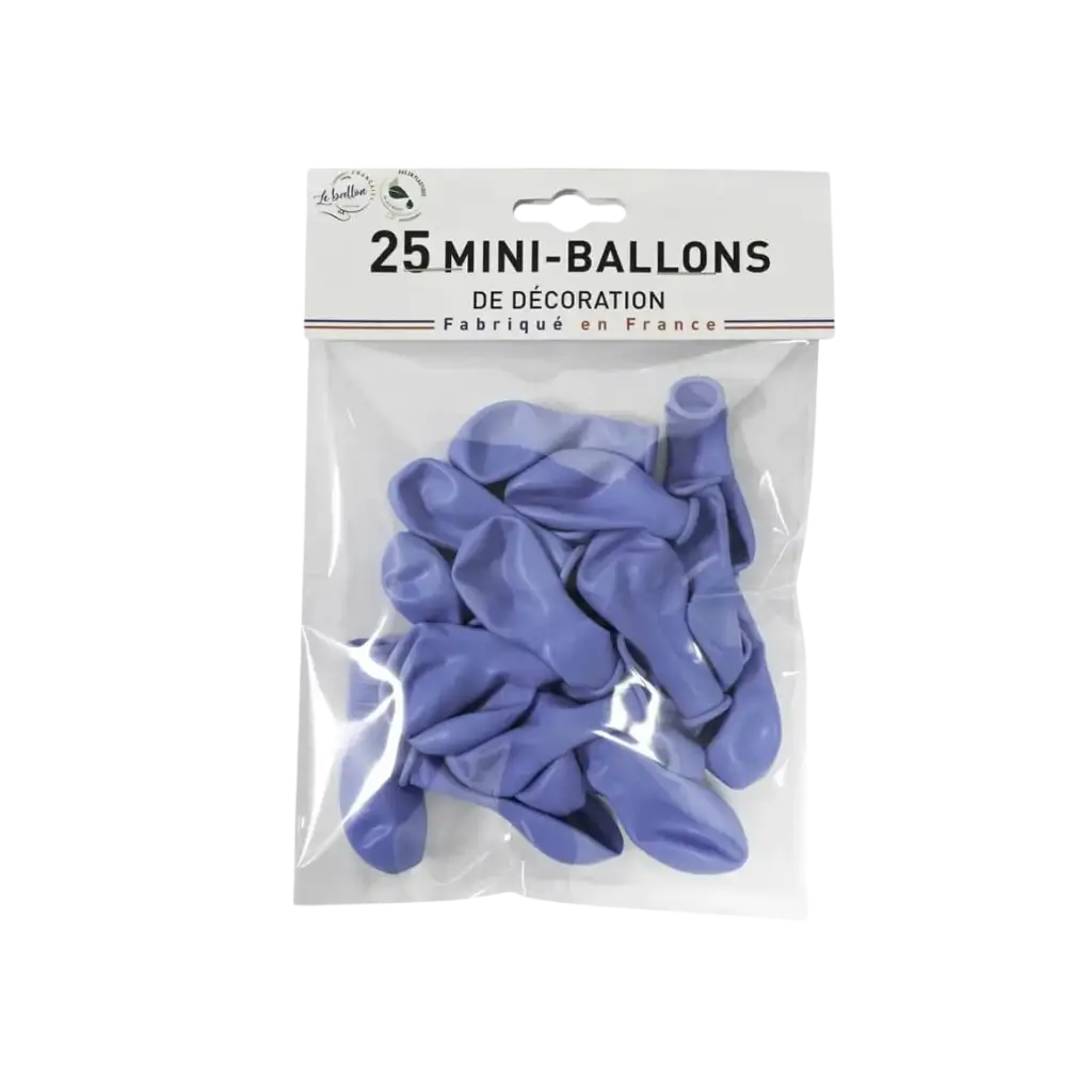 MINI-DEKO-BALLONS OPAK BLAU