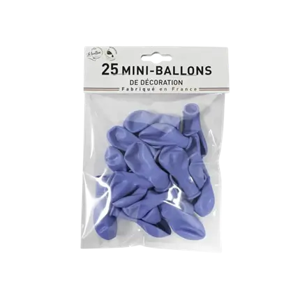 MINI-DEKO-BALLONS OPAK BLAU
