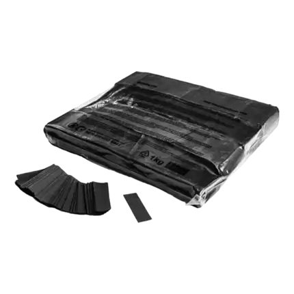 schwarzes Konfetti 1kg Beutel