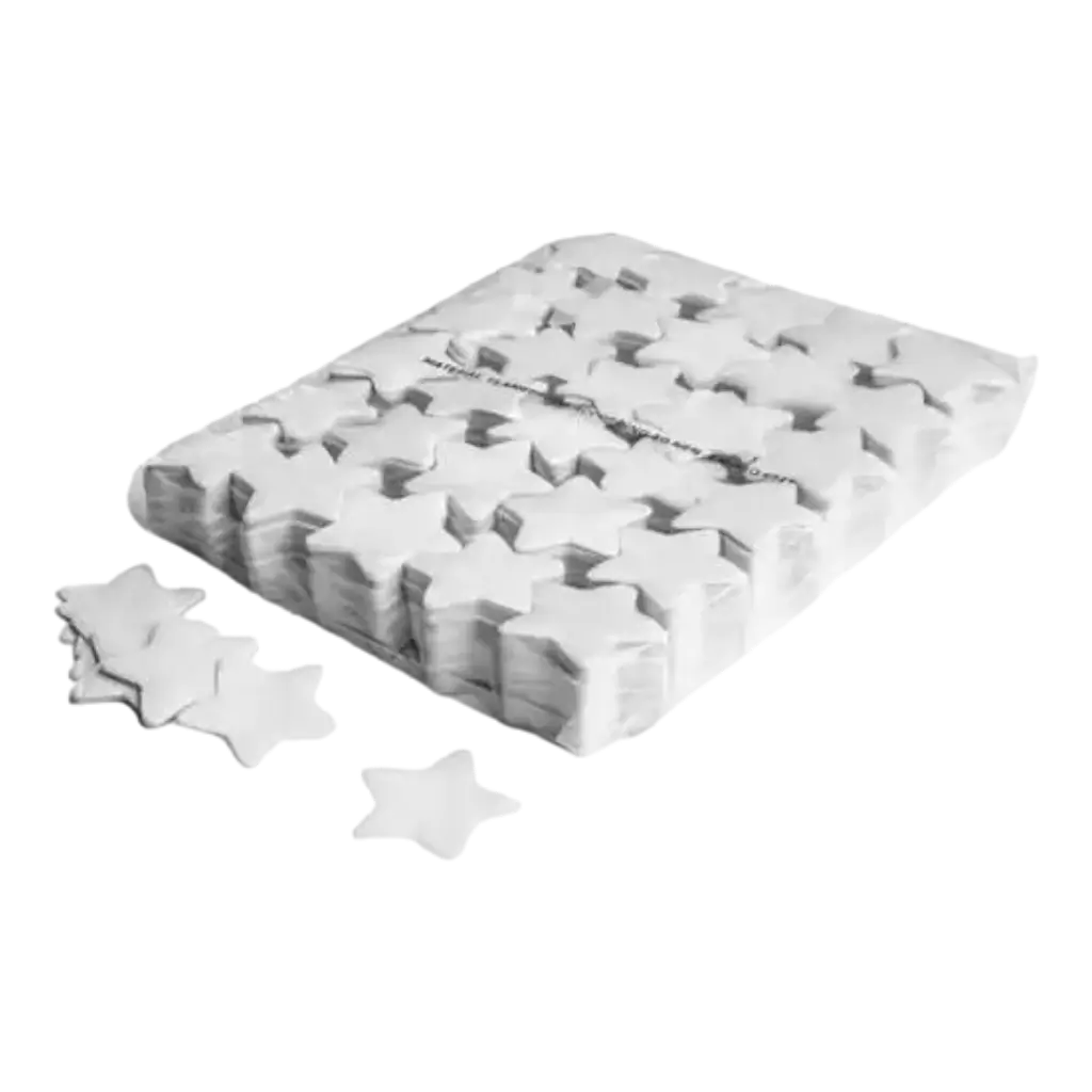 White Star Konfettibeutel 1KG - Ø 55 mm