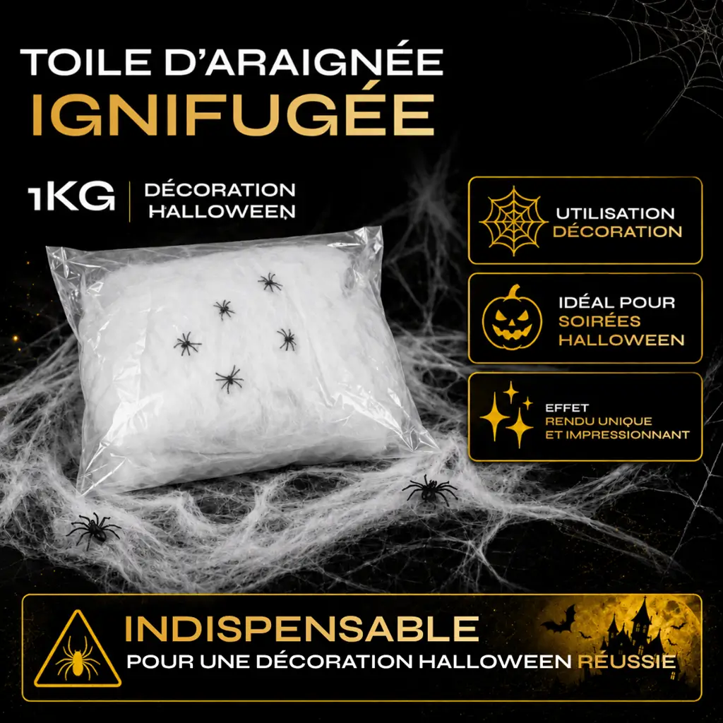 FEUERBESTÄNDIGE SPINNENWESTE - 1KG