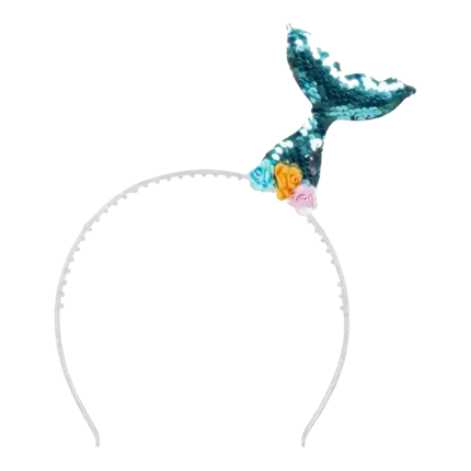 Blaue Meerjungfrau Tail Stirnband