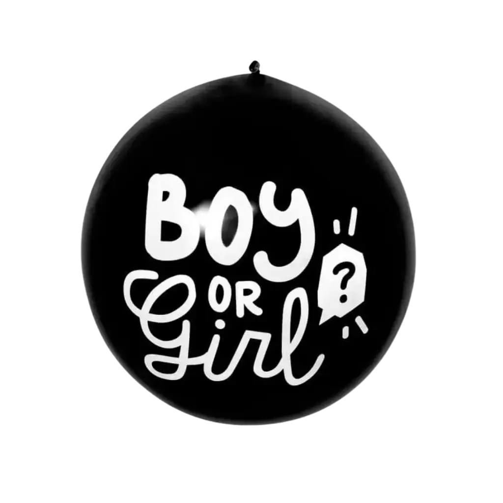 Konfettiballon 'Boy or Girl' PINK CONFETTI