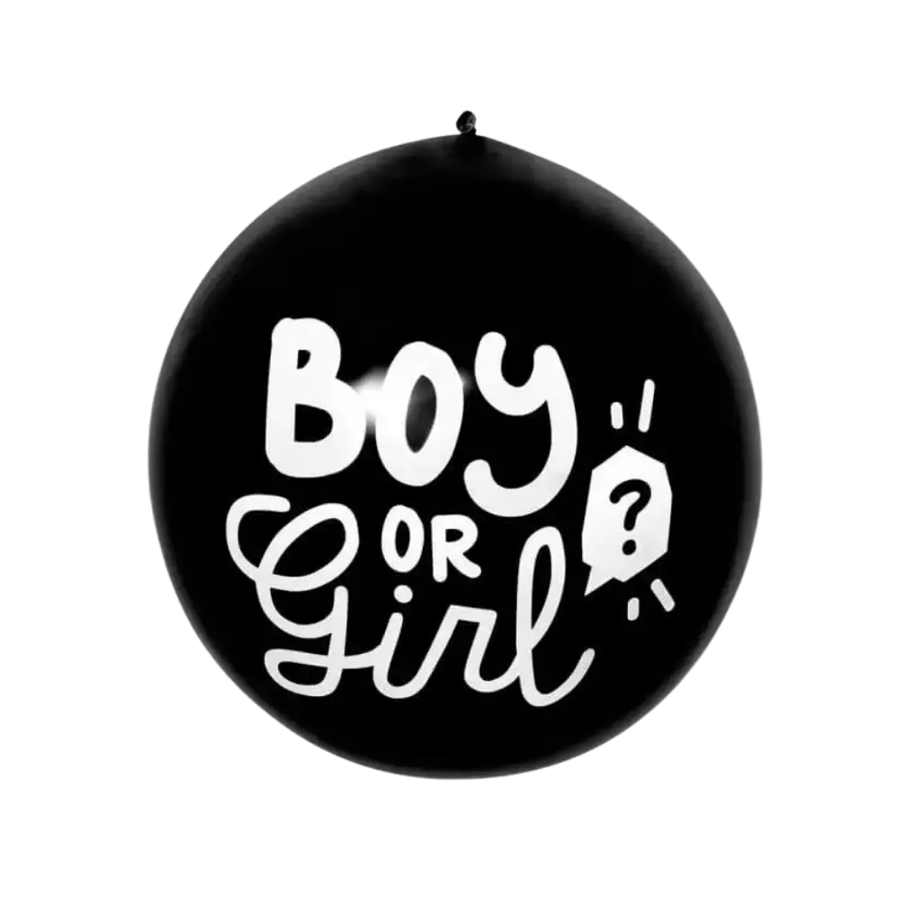 Konfettiballon 'Boy or Girl' BLAUES KONFETTI