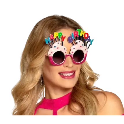 Gläser aus Cupcake  HAPPY BIRTHDAY