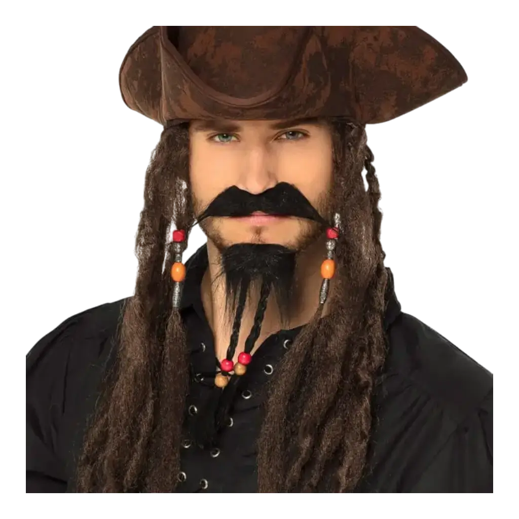 Piratenpack (Schnurrbart und Goatee)